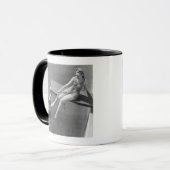 Mug Femme sur le conseil de plongée (Devant gauche)