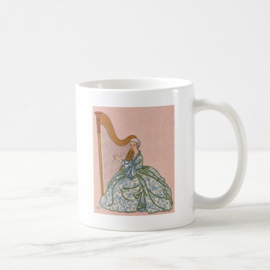 Mug Femme sur l'harpe (Droite)
