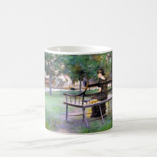 Mug Femme sur un banc (par Edwin Austin Abbey) (Centre)