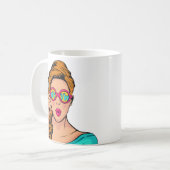 Mug Femme surprise (Devant gauche)