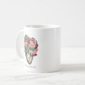 Mug Femme survivante de l'attaque cardiaque (Devant gauche)