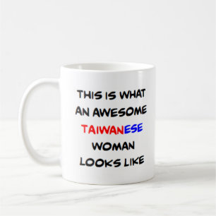 Mug femme taïwanaise, formidable
