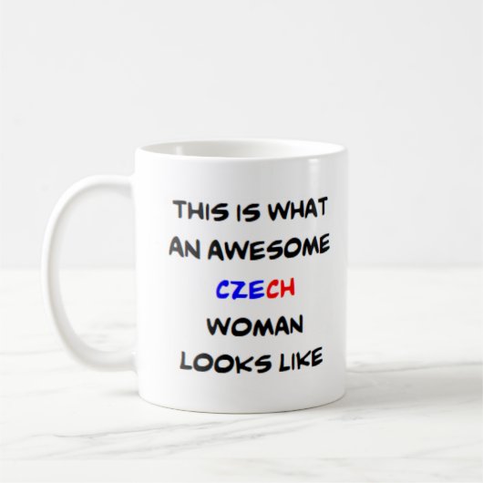 Mug femme tchèque, géniale (Gauche)