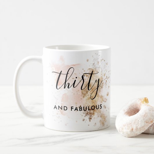 Mug Femme Trente Et Fabuleux 30e Anniversaire (Avec donut)