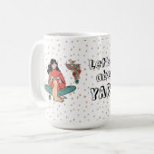 Mug Femme tricot chat parlons de citation de fil (Devant gauche)
