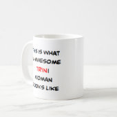Mug femme trinidadienne, formidable (Devant gauche)