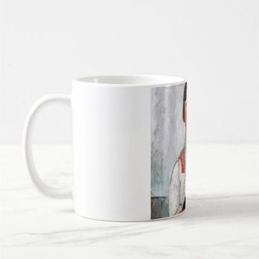 Mug Femme tzigane avec bébé, Modigliani (Gauche)