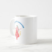 Mug Femme ukrainienne - Paix pour l'Ukraine (Devant gauche)