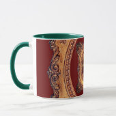 Mug Femme victorienne dans cadre victorien élégant (Gauche)