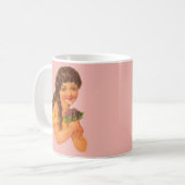 Mug Femme victorienne tenant des violons (Devant gauche)