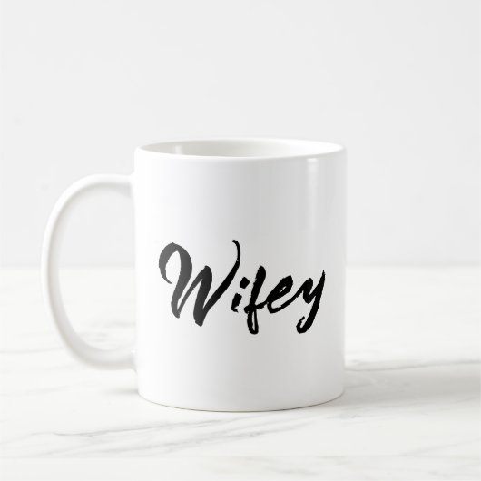 Mug Femme vintage Noir Script Femmes (Gauche)