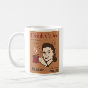 Mug Femme Vintage rétro de l'Humour drôle