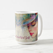 Mug Femme vintage Soyez Votre Belle Soi (Devant droit)