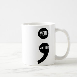 Mug Femme Vous Semicolon Prévention Suicide Sensibilis