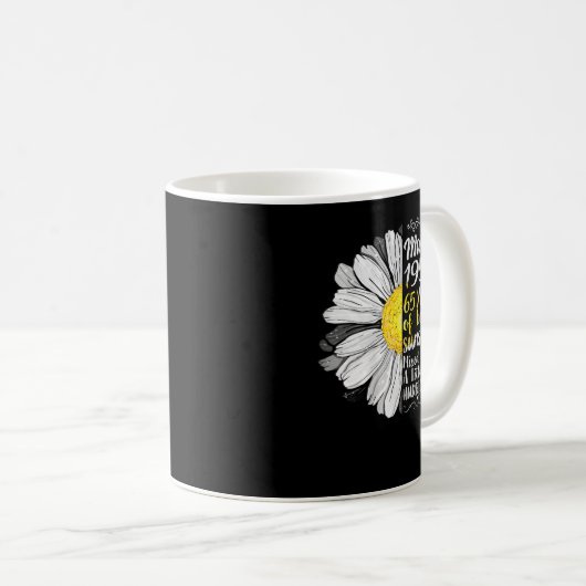 Mug Femmes 65 Ans Né En Mars 1957 65ème Anniversaire (Devant droit)