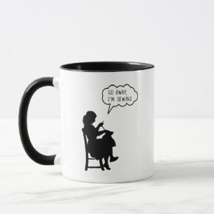 Mug Femmes à coudre à la main - Allez-y Je suis en tra