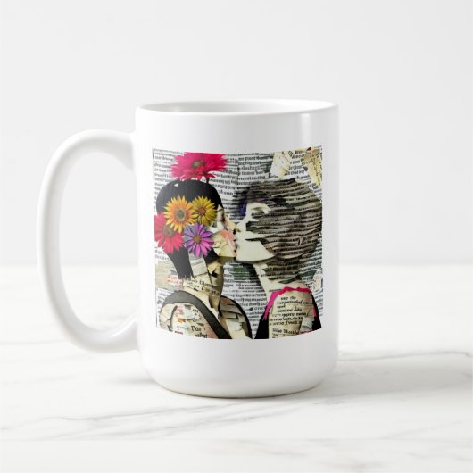 Mug Femmes amoureuses | Baiser de fierté (Gauche)