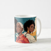 Mug Femmes autonomisées dans la mode urbaine (Devant droit)