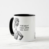 Mug { Femmes bien conduites } Rendre rarement l'histoi (Devant gauche)