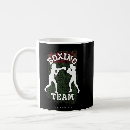 Mug Femmes Boxer Turkménistan Combat Sports Combattant (Gauche)