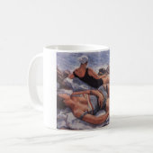 Mug Femmes bronzage sur la plage (par Serebriakova) (Devant gauche)