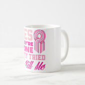 Mug Femmes Cette Reine est née le 6 août Vivre mon B (Devant droit)