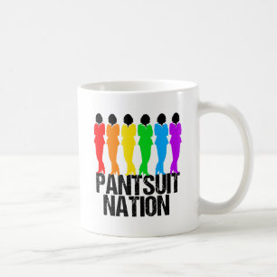 Mug Femmes d'arc-en-ciel de nation de Pantsuit