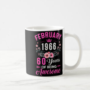 Mug Femmes depuis 1966 60 ans février