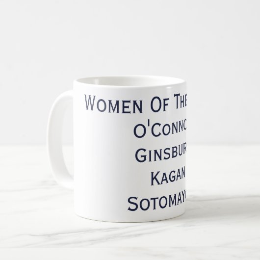 Mug Femmes du banc de la Cour suprême (Devant gauche)