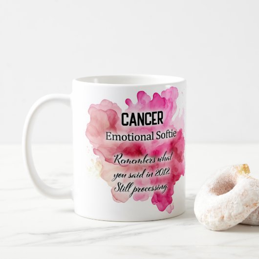 Mug Femmes du zodiaque, Cancer (Avec donut)