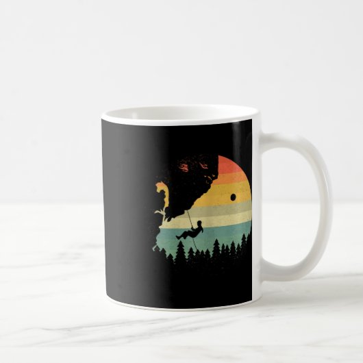 Mug Femmes en escalade de rocher (Droite)