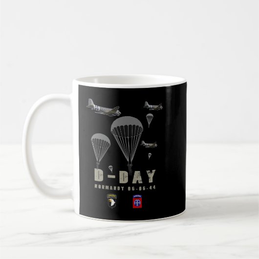 Mug Femmes États-Unis Parachutistes D-Day 2ÈME GUERRE (Gauche)
