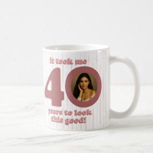 Mug Femmes Fabulieuses Rose Poussiéreuse Moderne 40 An