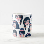 Mug Femmes fantasques : Dessin sur le visage (Centre)