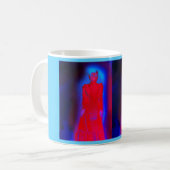 Mug Femmes fantômes d'Halloween en rouge (Devant gauche)