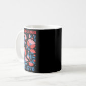 Mug Femmes Florales Boho Refusant les Rois Rétro Depui (Devant gauche)