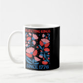 Mug Femmes Florales Boho Refusant les Rois Rétro Depui (Gauche)