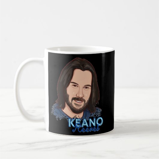 Mug Femmes Hommes Keanu Art Reeves Cadeaux Cool (Gauche)