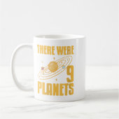 Mug Femmes Il Y Avait 9 Planètes Funky Science Space N (Gauche)