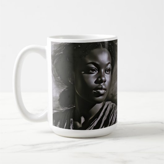 Mug Femmes "Jasmin" Au Charbon (Gauche)