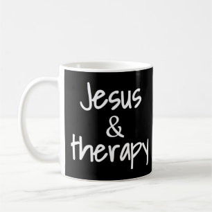 Mug Femmes Jésus Et Thérapie Humour Chrétien Pour Chri
