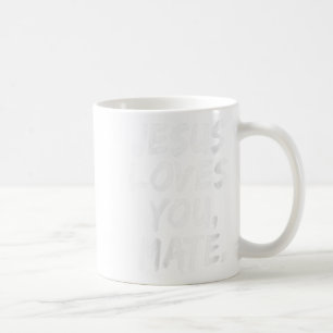 Mug Femmes Jésus Vous Aime Mate Christian Croyant Fai