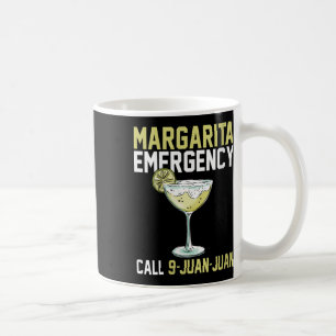 Mug Femmes Margarita Appel d'urgence 9 Juan Juan Funny