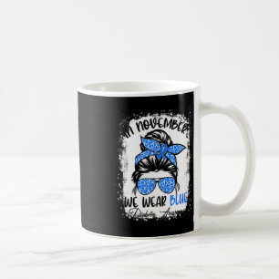 Mug Femmes Messy Bun Cheveux Sensibilisation au diabèt