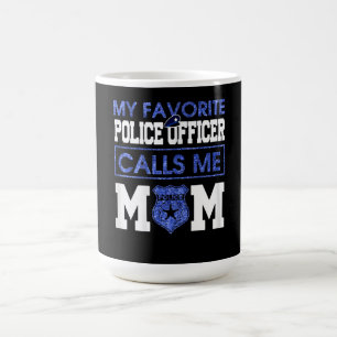 Mug Femmes Mon Officier De Police Préféré M'Appelle Ma