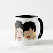 Mug Femmes noires, soeurs amies (Devant droit)