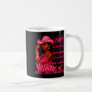 Mug Femmes noires survivantes du cancer du sein Ruban