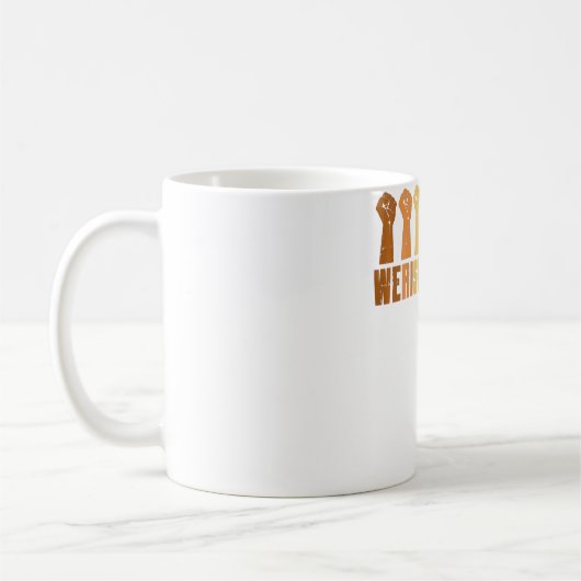 Mug Femmes Nous Nous Laissons Ensemble Black Rainbow F (Gauche)