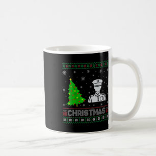 Mug FEMMES Police Jumelles Arbre Éclairage Vilain Noël