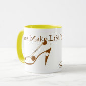 Mug Femmes qui aiment des chaussures de talon haut (Devant gauche)
